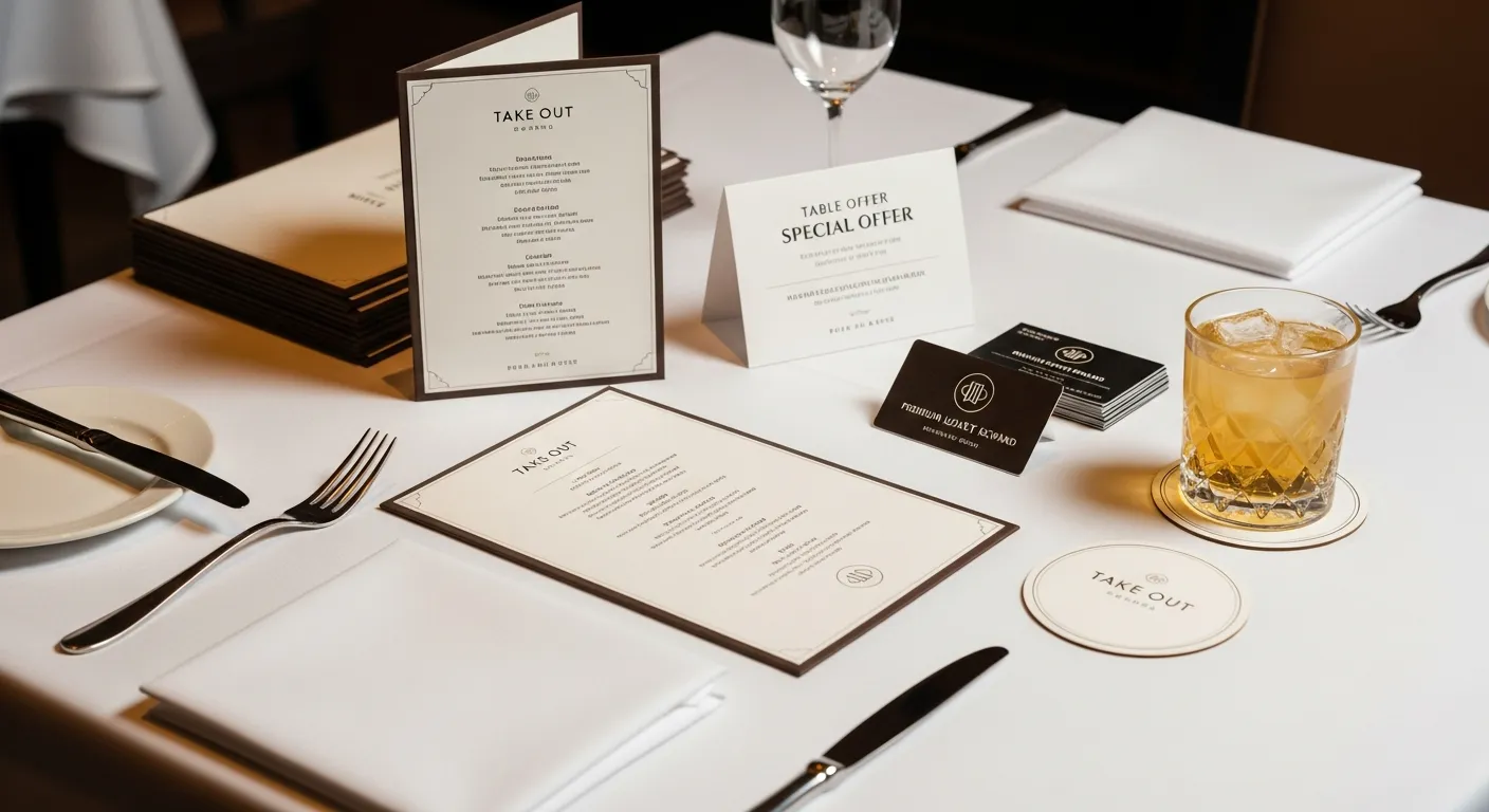 Restaurant & Hospitality Printing