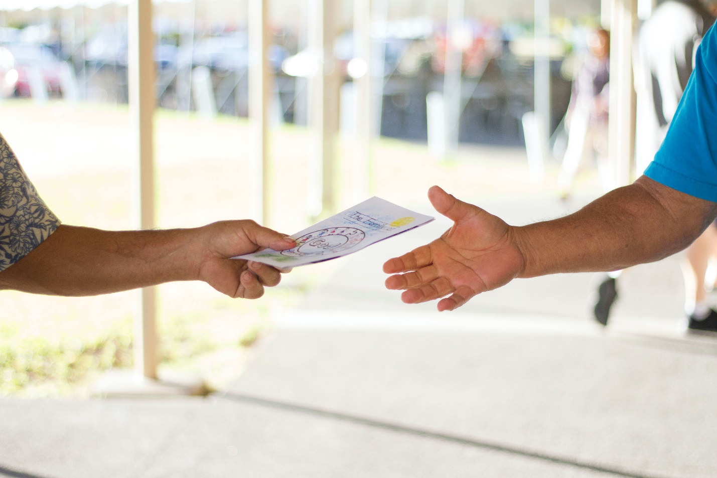 Handing Out Flyers