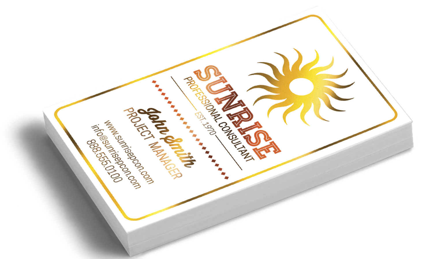 PR Akuafoil Catdi Business Card Sample