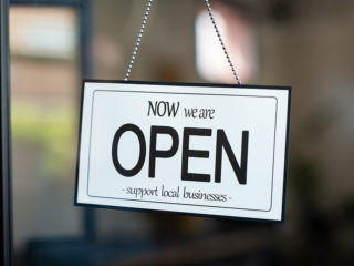 bigstock Reopening of a small business 363462199
