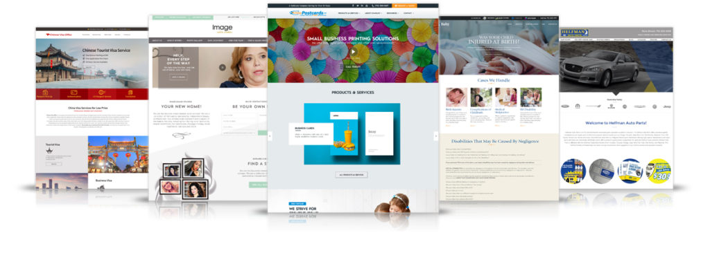 Houston Web Design 2 website mockup presentation