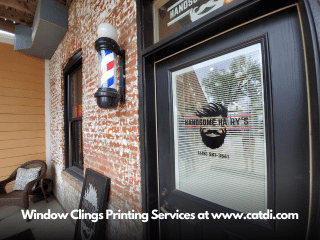 Window Clings Printing Services at www.catdi.com