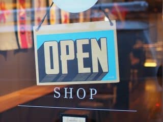open shop sign as a marketing tool or option mike-petrucci
