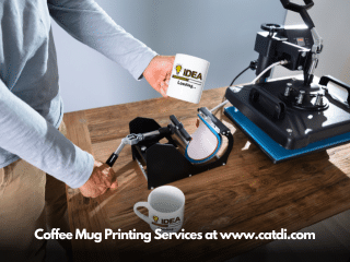 promotional coffee Mug Printing Services at www.catdi.com