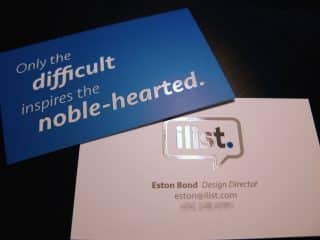 Matted Coated Business Cards Printing Catdi