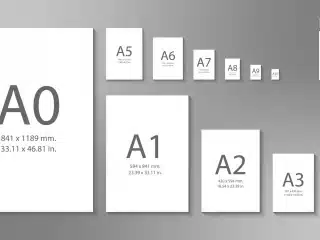 A3 and A4 - comparison chart