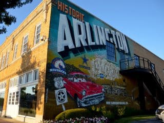Arlington texas mural. printing services