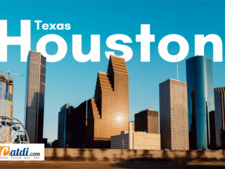 Catdi Houston printing industry - image of Houston City sky scrapers