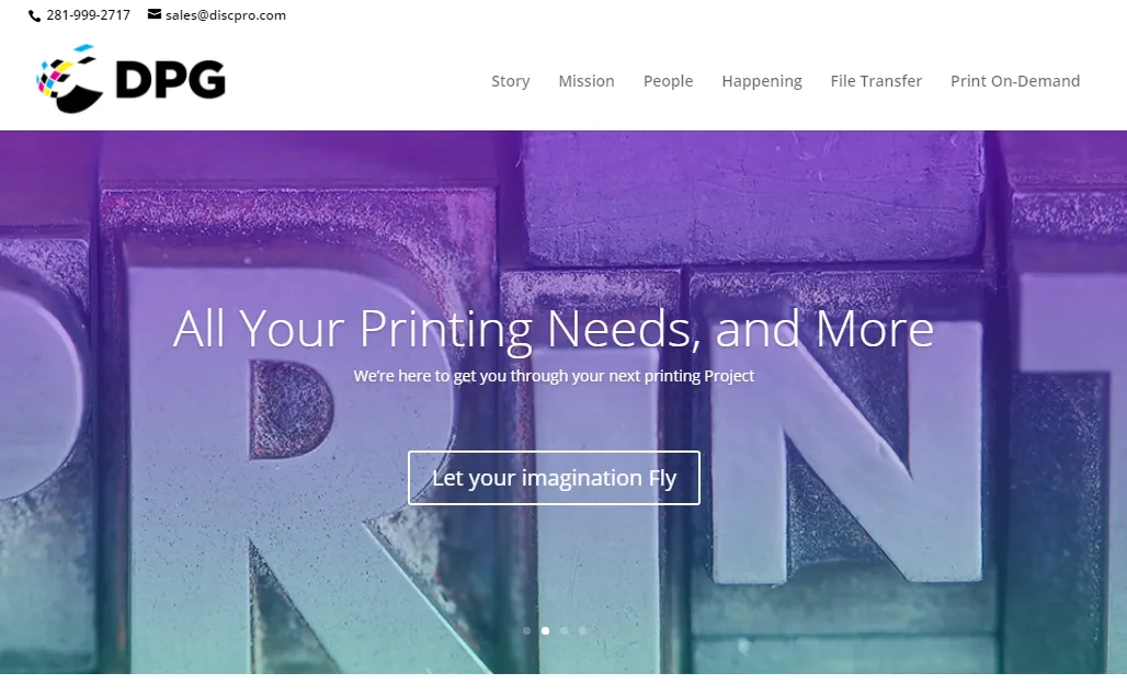 DiscPro Graphics printing services in Houston, TX