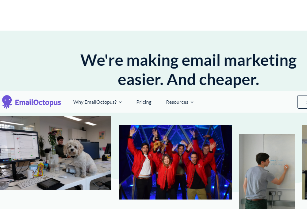 EmailOctopus email marketing platform