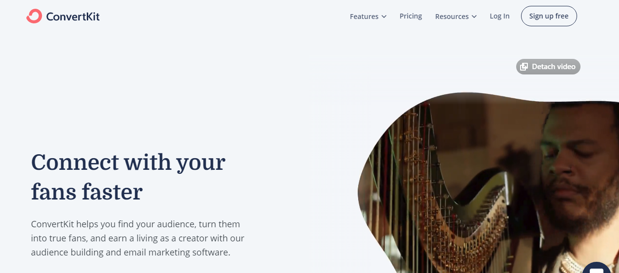 ConvertKit email marketing platform