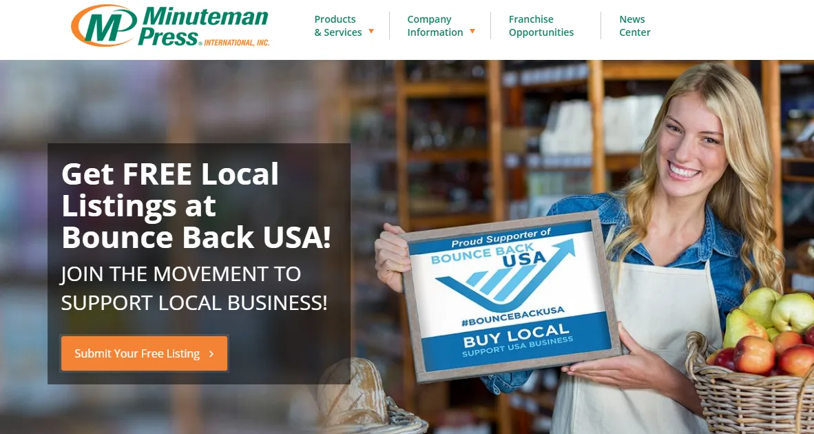 Minuteman Press printing services in Houston, TX